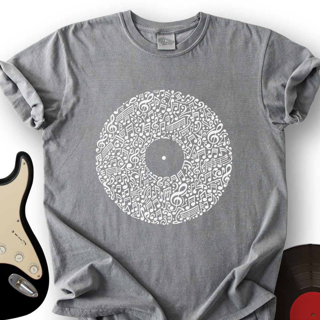 Vinyl Note Ring T-Shirt
