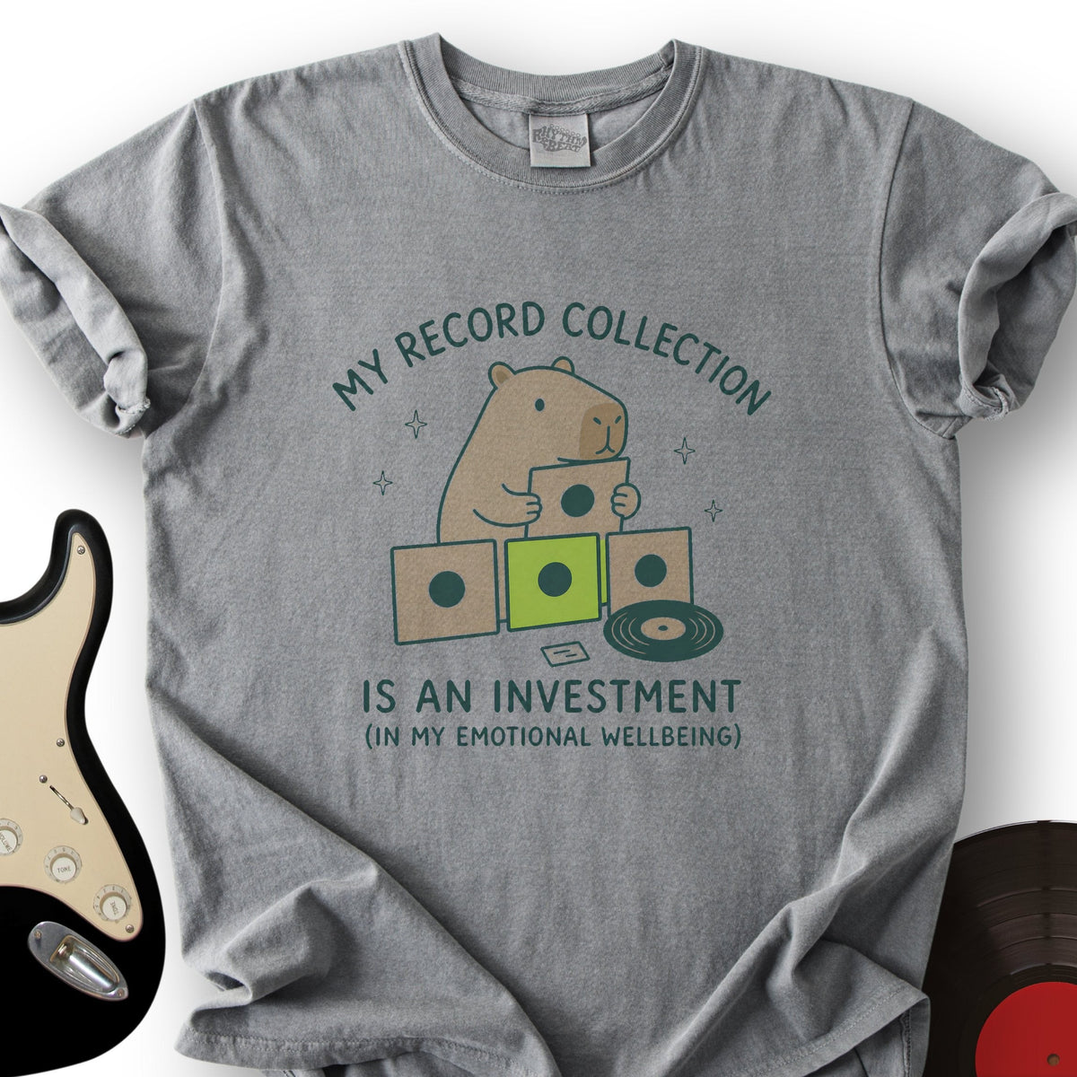 Vinyl Investment T-Shirt product image 3