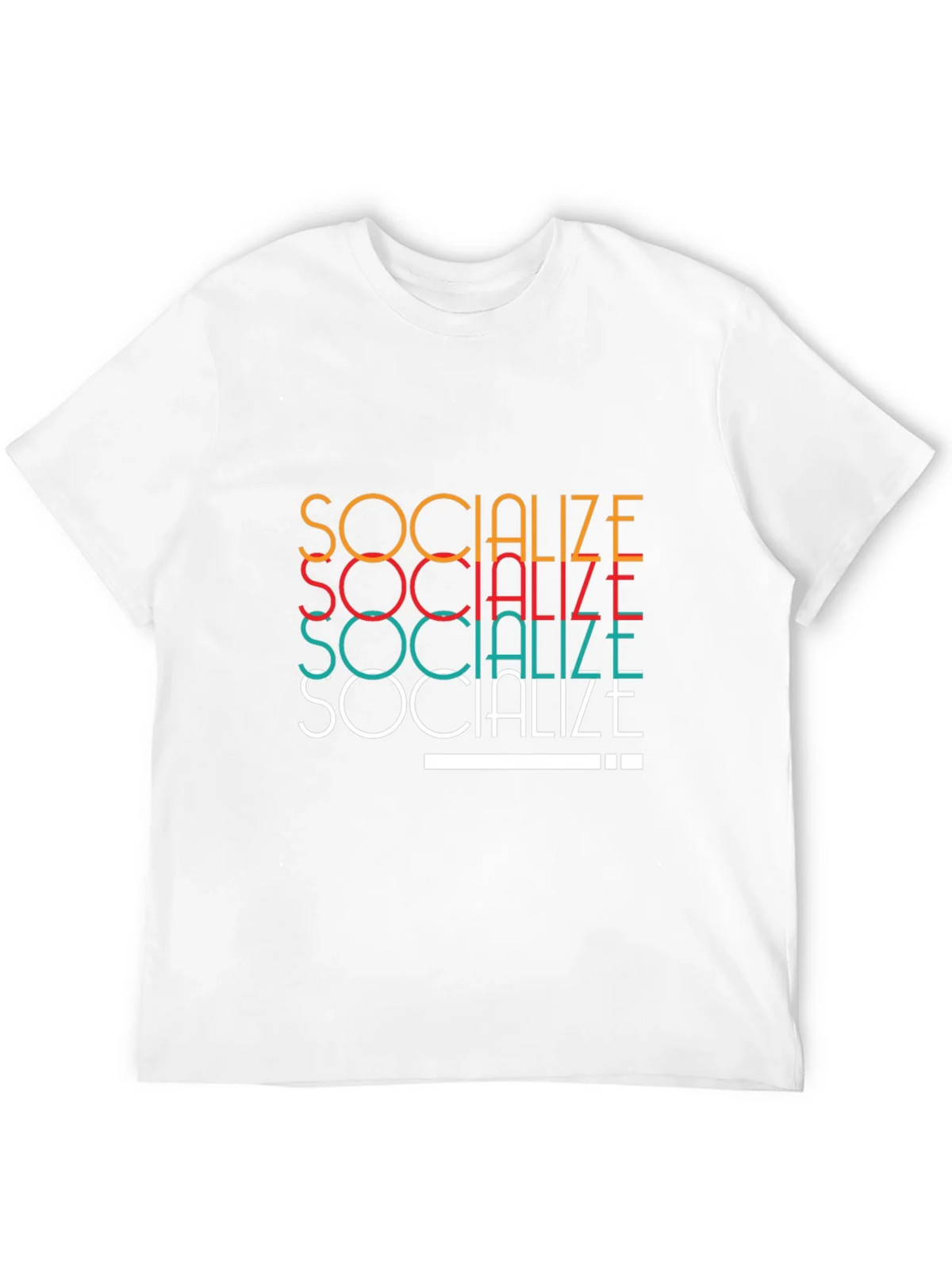 Socialize Graphic Tee - Trendy Cotton T-Shirt product image 10