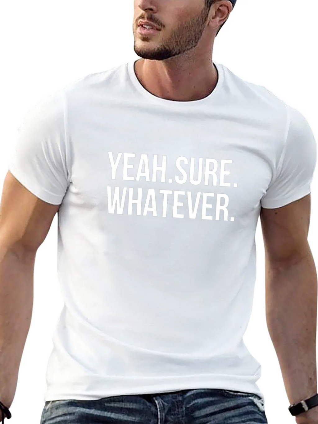 Yeah Sure Whatever Sarcastic T-Shirt product image 10