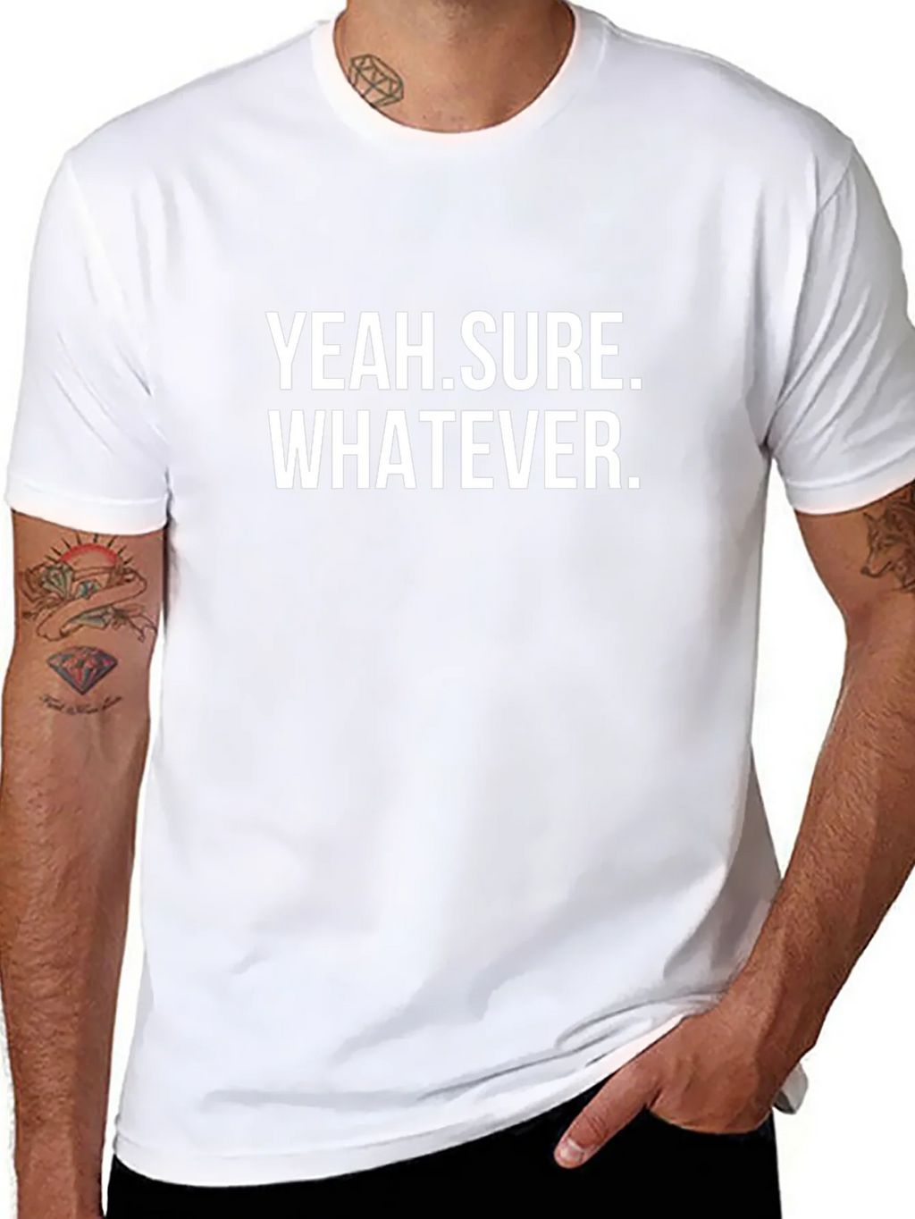 Yeah Sure Whatever Sarcastic T-Shirt product image 6