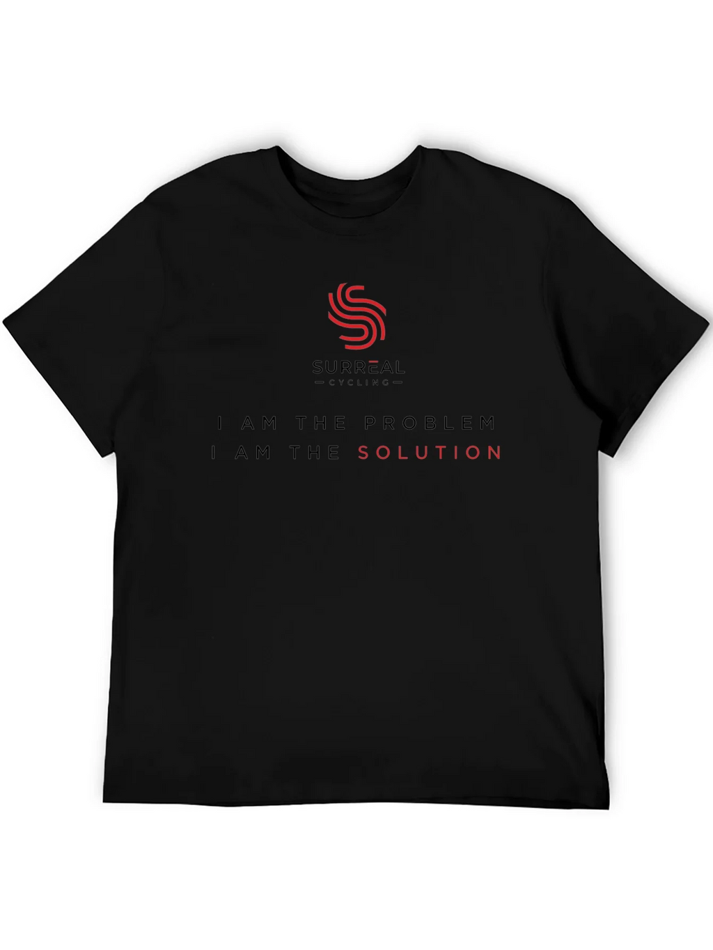 Surreal Cycling T-Shirt - Problem/Solution - Soft Cotton Tee product image 5