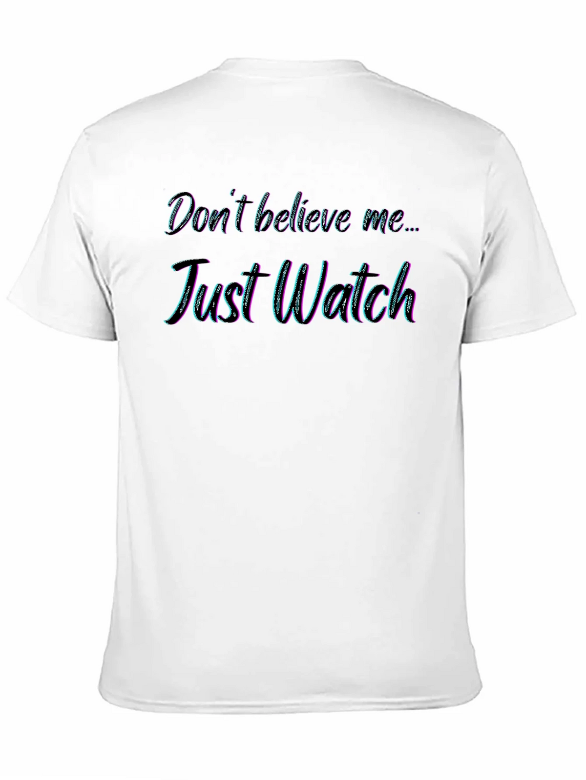 Just Watch Mens Black Graphic Tee product image 10