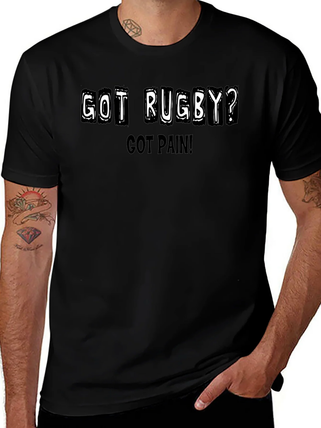 Got Rugby? Pain! T-Shirt - Sports Fan Apparel product image 1