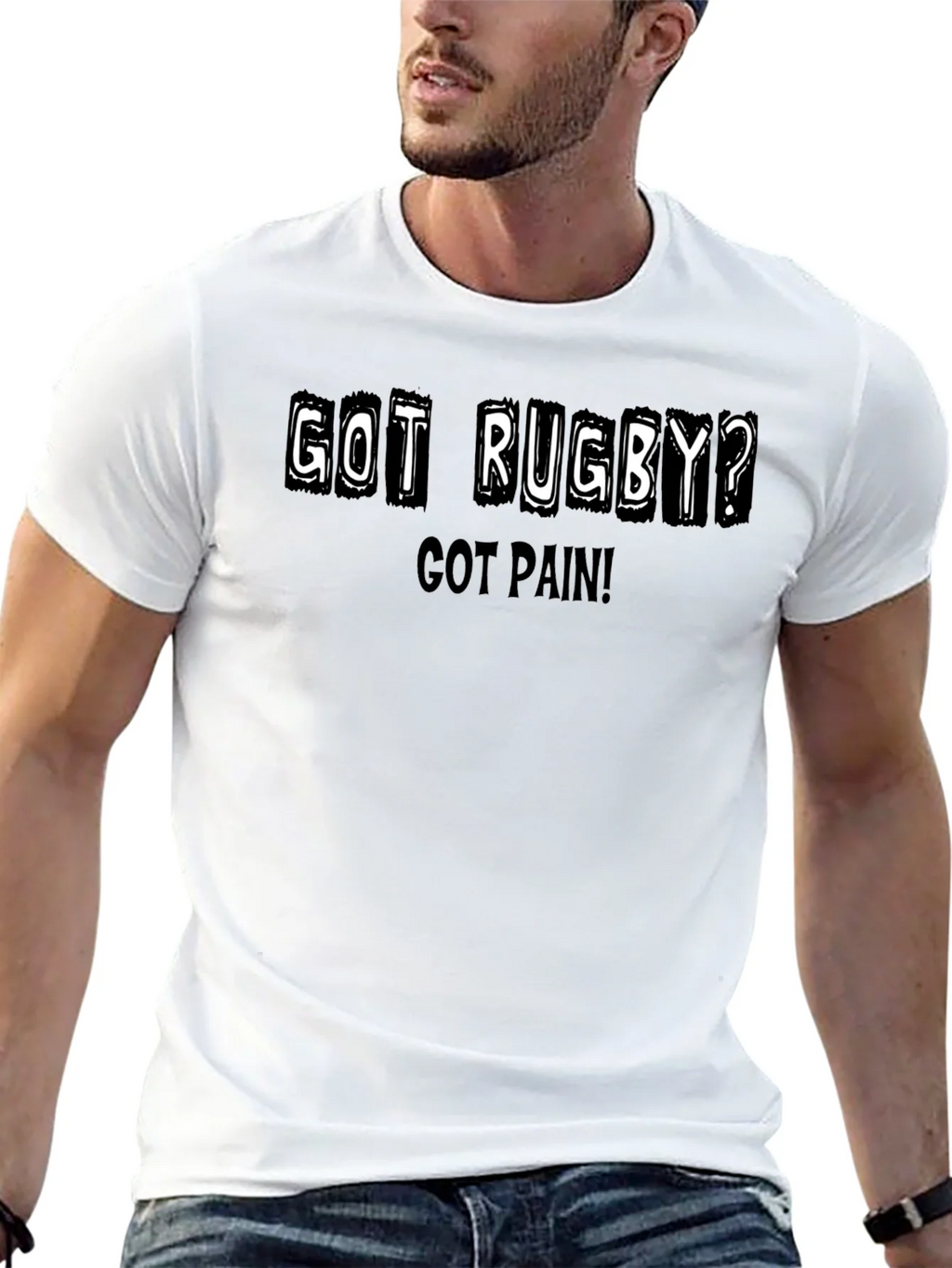 Got Rugby? Pain! T-Shirt - Sports Fan Apparel product image 12