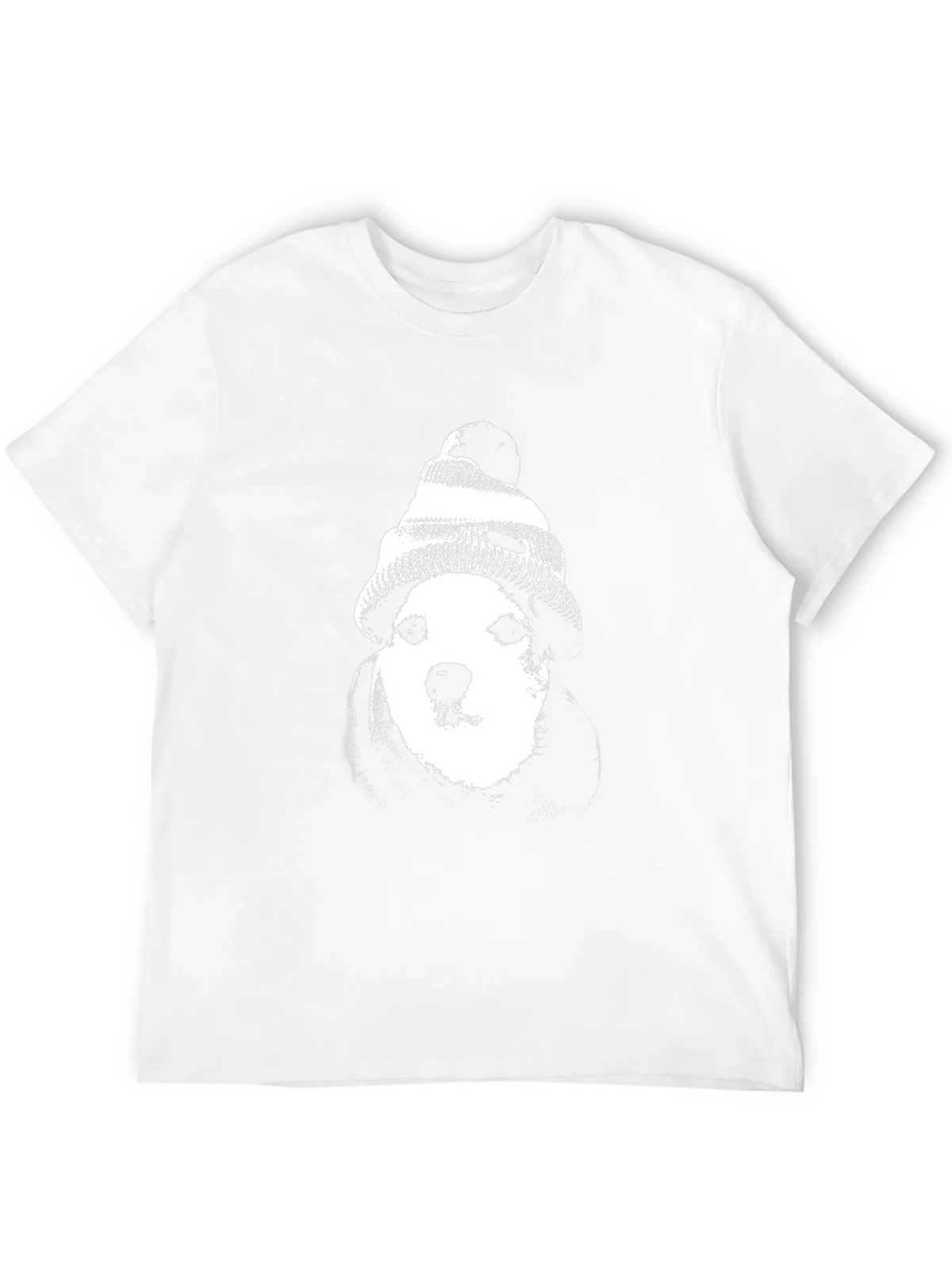 Dog with Beanie Graphic Tee - Black product image 11