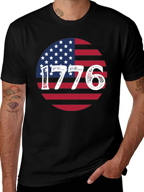 1776 Patriotic Graphic T-Shirt product image 1