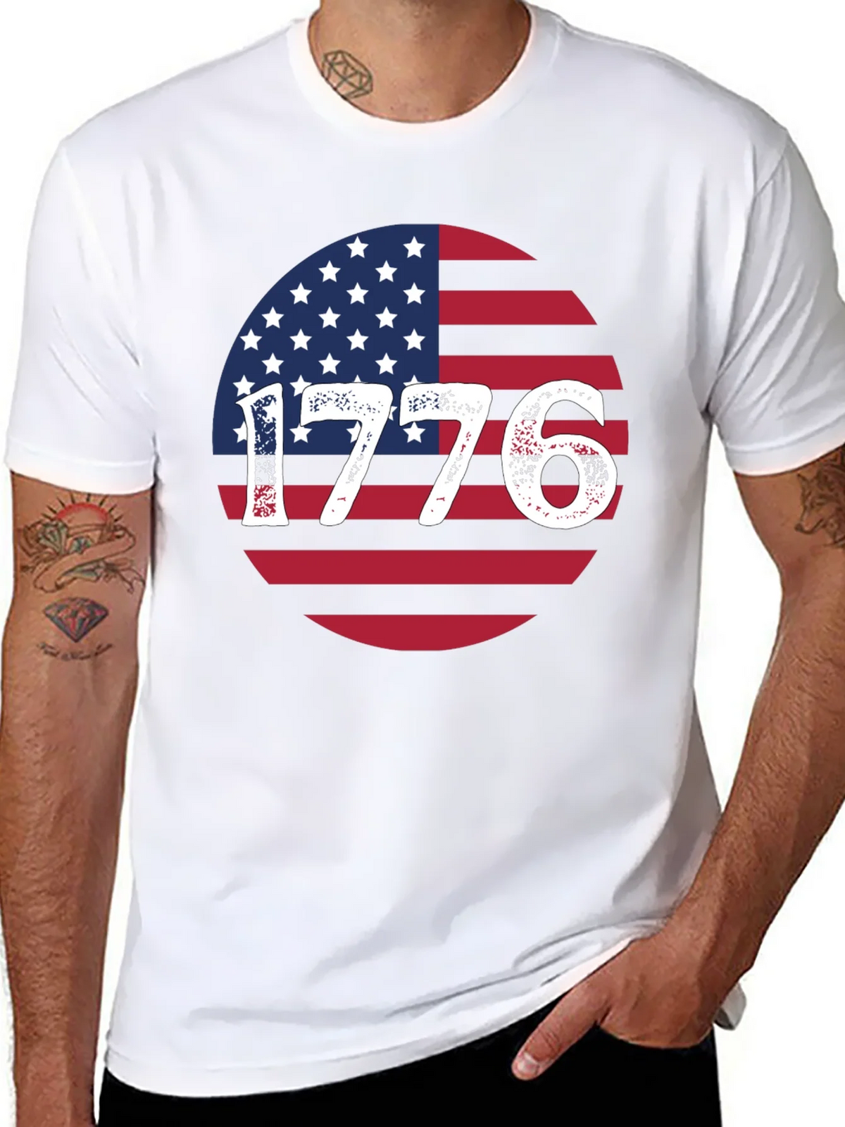 1776 Patriotic Graphic T-Shirt product image 7