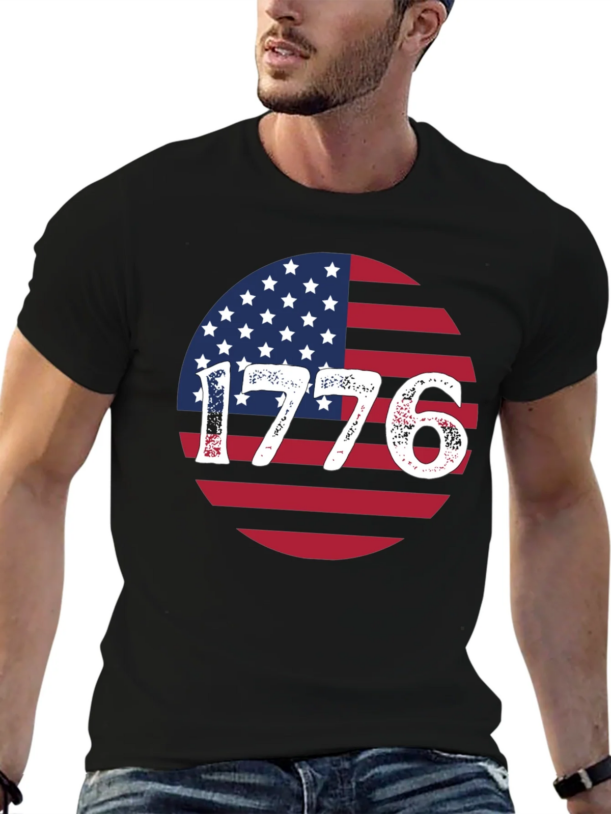 1776 Patriotic Graphic T-Shirt product image 6