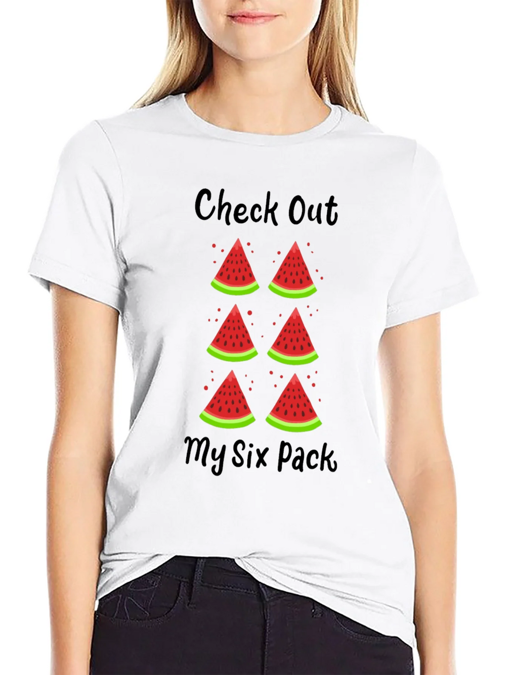 Check Out My Six Pack Watermelon T-Shirt product image 8