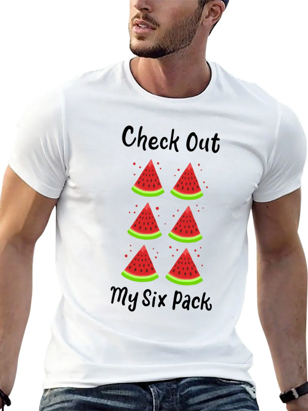 Check Out My Six Pack Watermelon T-Shirt product image 12