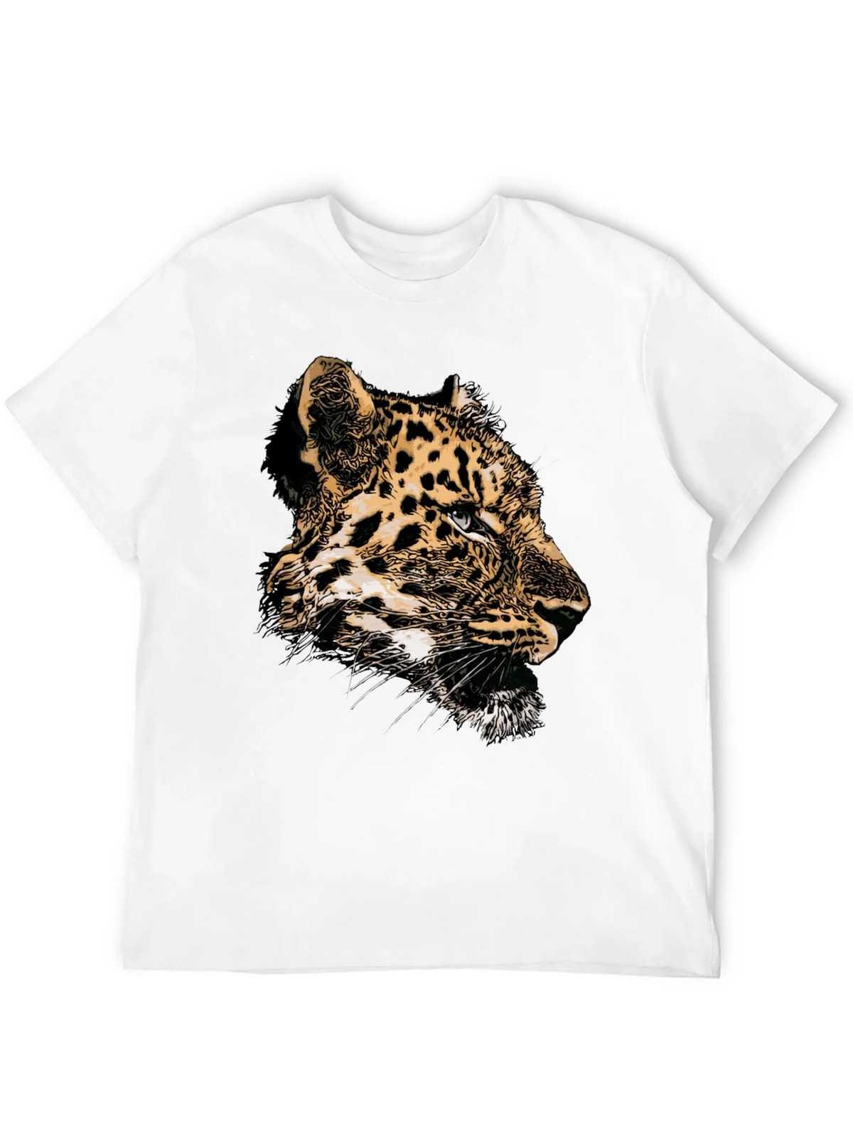 Leopard Graphic T-Shirt - Black product image 8
