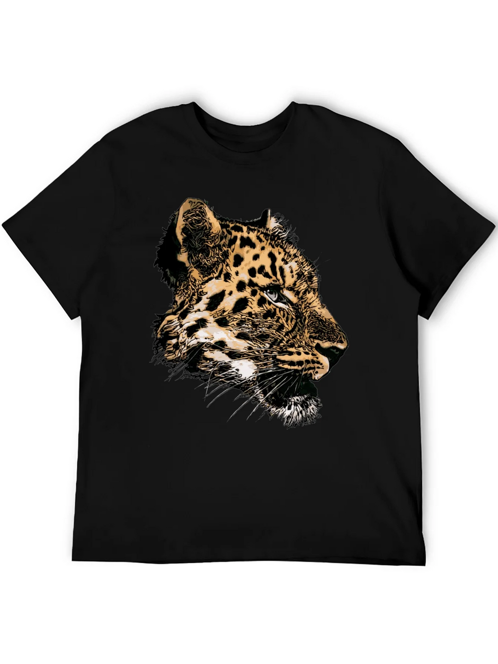 Leopard Graphic T-Shirt - Black product image 4