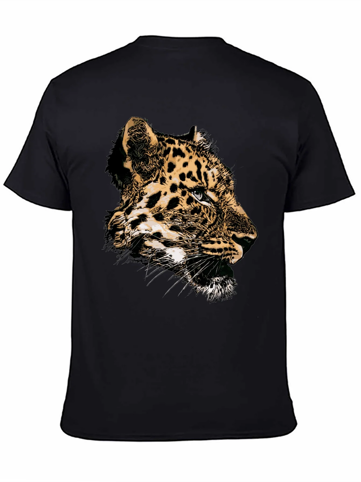 Leopard Graphic T-Shirt - Black product image 3