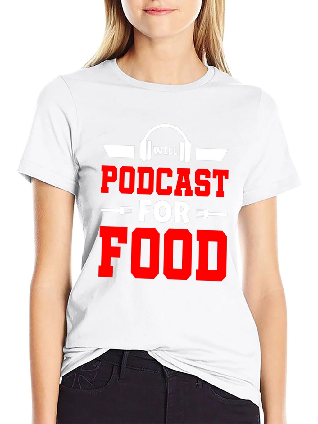 Podcast for Food Graphic T-Shirt product image 8