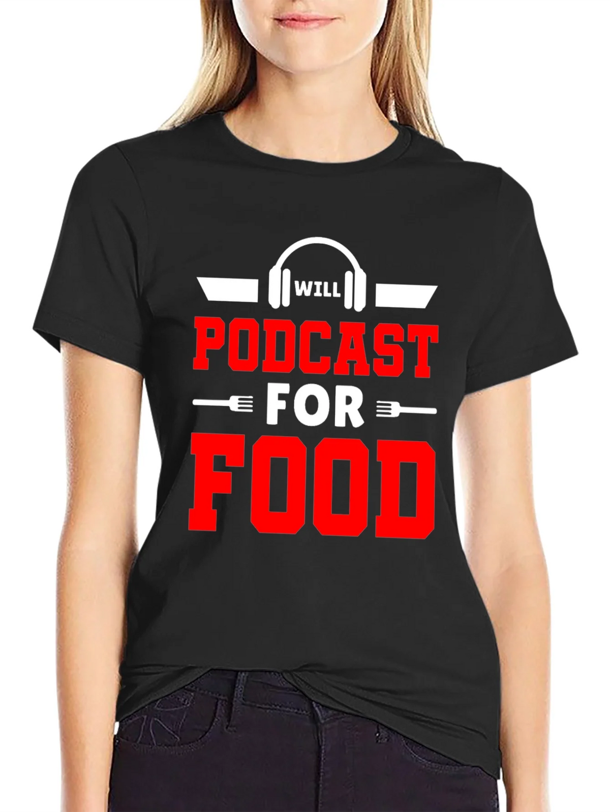 Podcast for Food Graphic T-Shirt product image 2