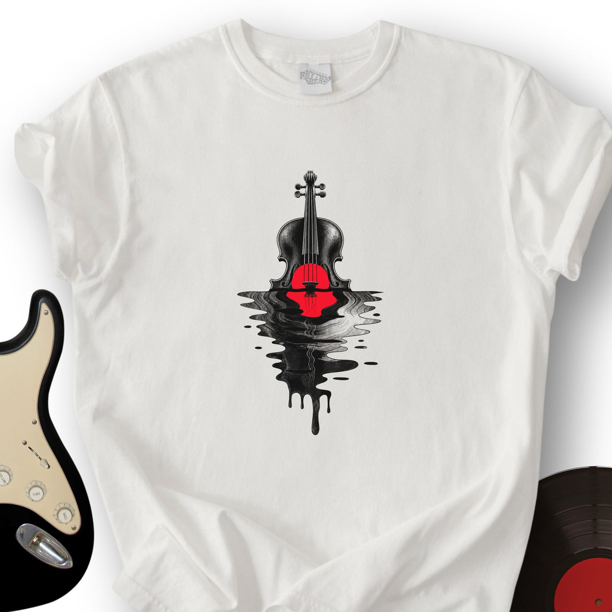 Melting Violin T-Shirt product image 1