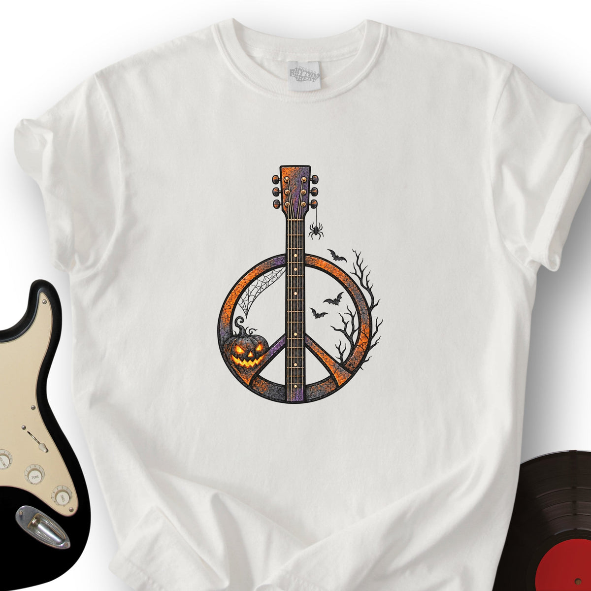 Haunted Harmony Guitar T-Shirt product image 2