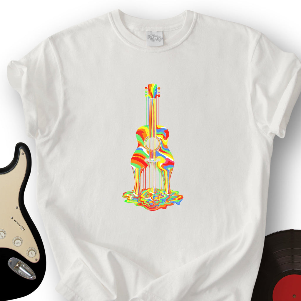 Melting Rainbow Acoustic T-Shirt product image 2