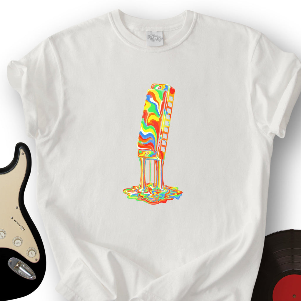 Melting Rainbow Harmonica T-Shirt product image 8