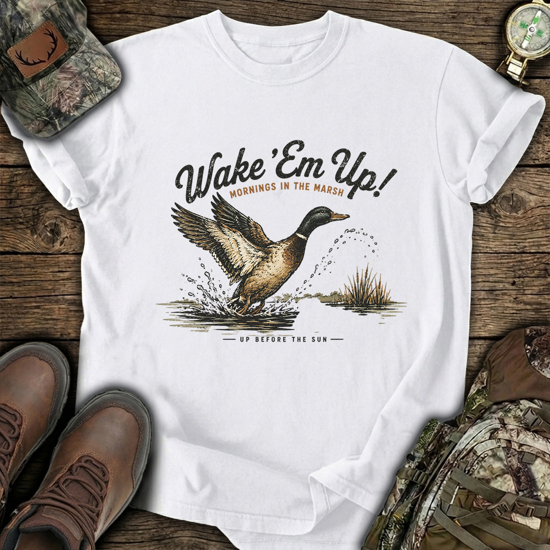 Duck Marsh Retro T-Shirt product image 1