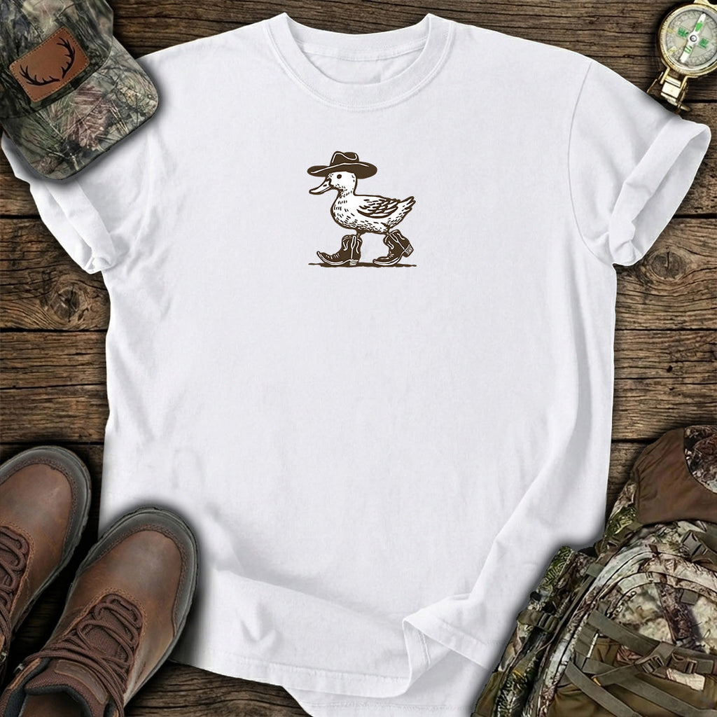 Funny Cowboy Duck T-Shirt product image 7