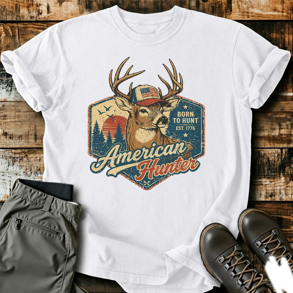 Patriotic Deer Hunter T-Shirt product image 7
