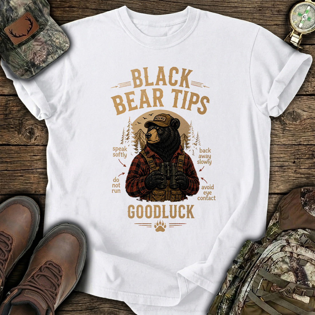 Black Bear Hunt T-Shirt product image 7