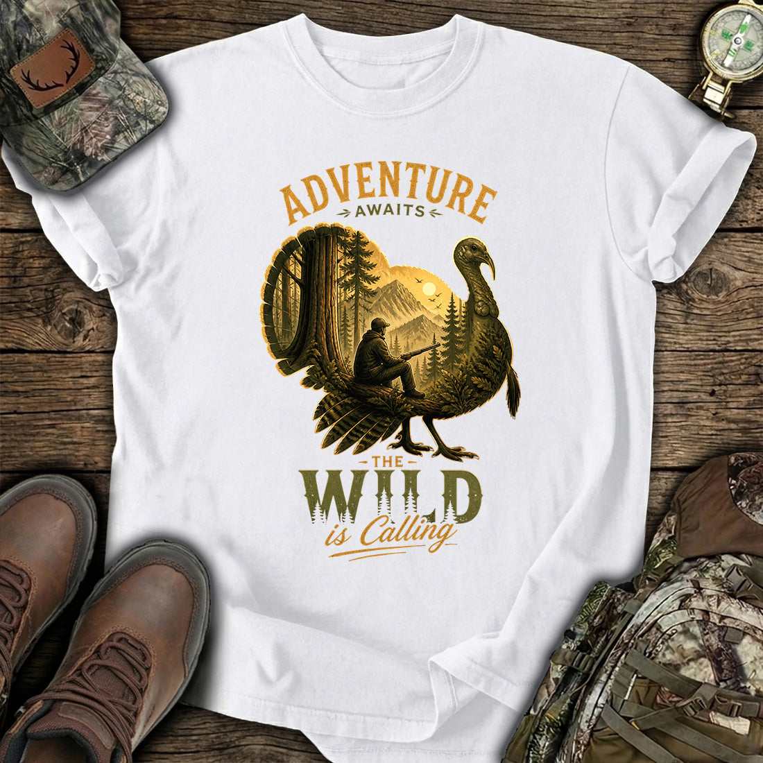 Turkey Hunting Adventure T-Shirt product image 7