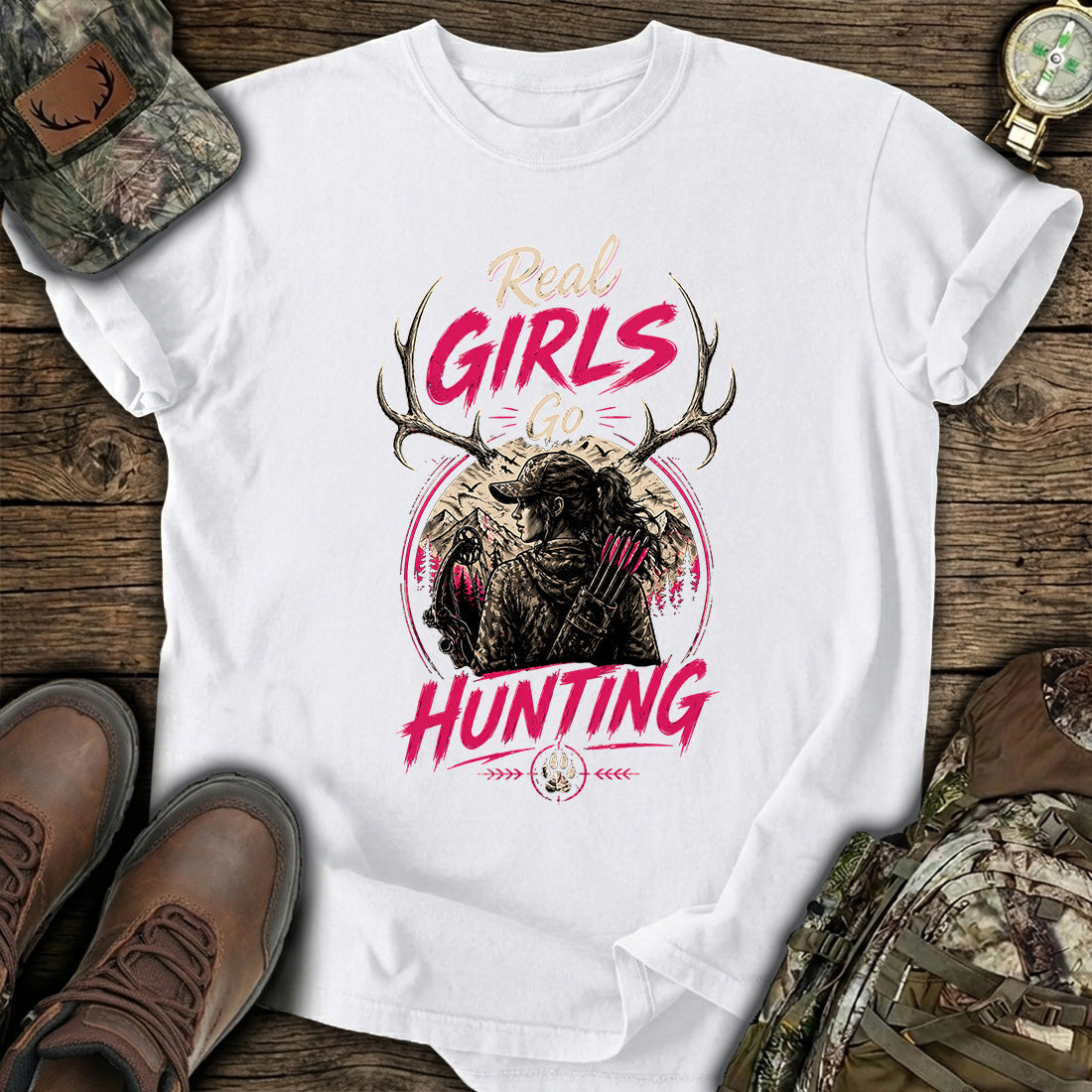 Real Girls Go Hunting T-Shirt product image 2