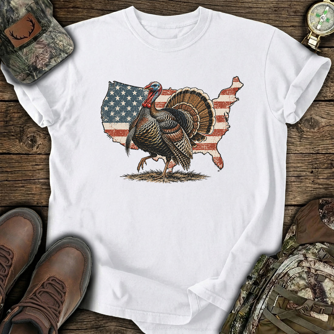 Patriot Turkey Hunt T-Shirt product image 10