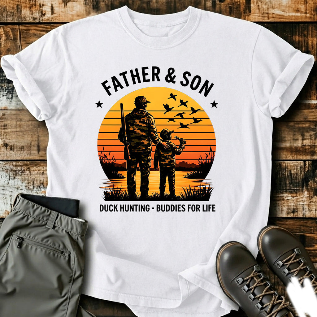 Father Son Duck Hunting T-Shirt product image 7
