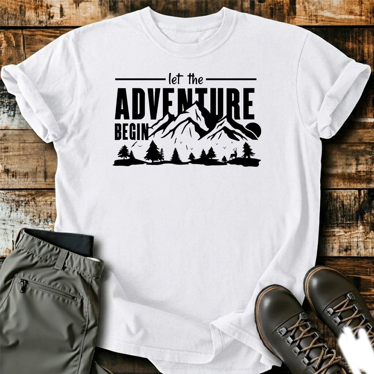 Let The Adventure Begin T-Shirt product image 4
