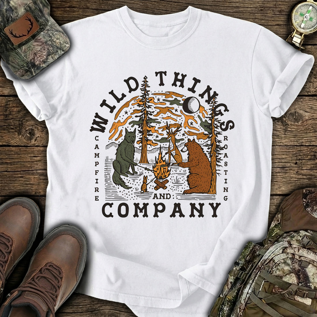 Wild Campfire Nature T-Shirt product image 1