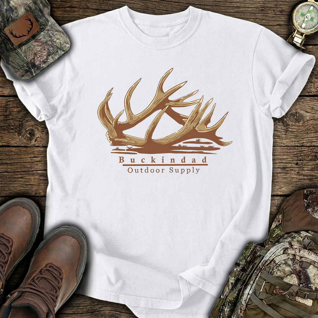 Buck Antler Hunting T-Shirt product image 1