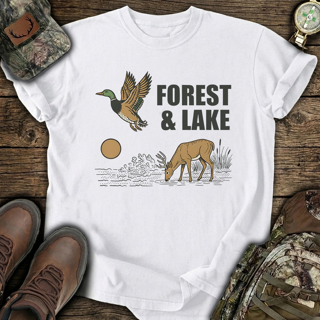 Forest Lake Deer T-Shirt product image 1
