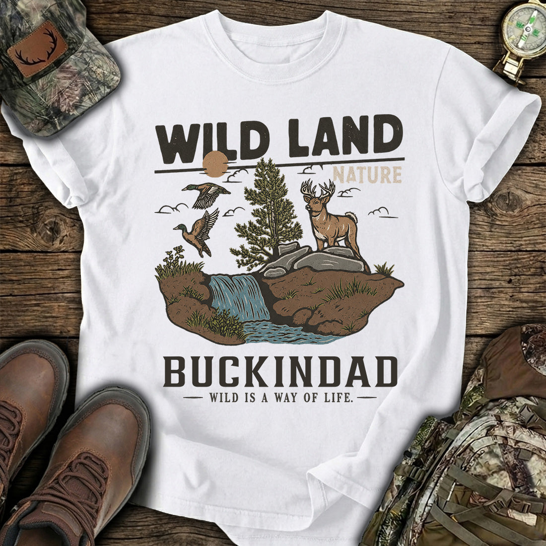 Wild Buck Nature T-Shirt product image 3