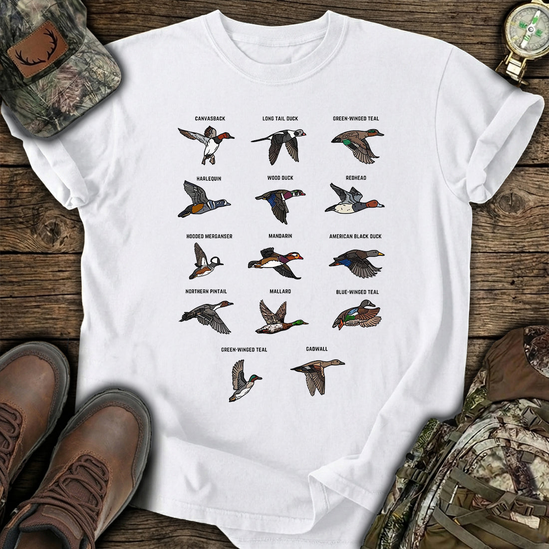 Duck Species Hunt T-Shirt product image 1