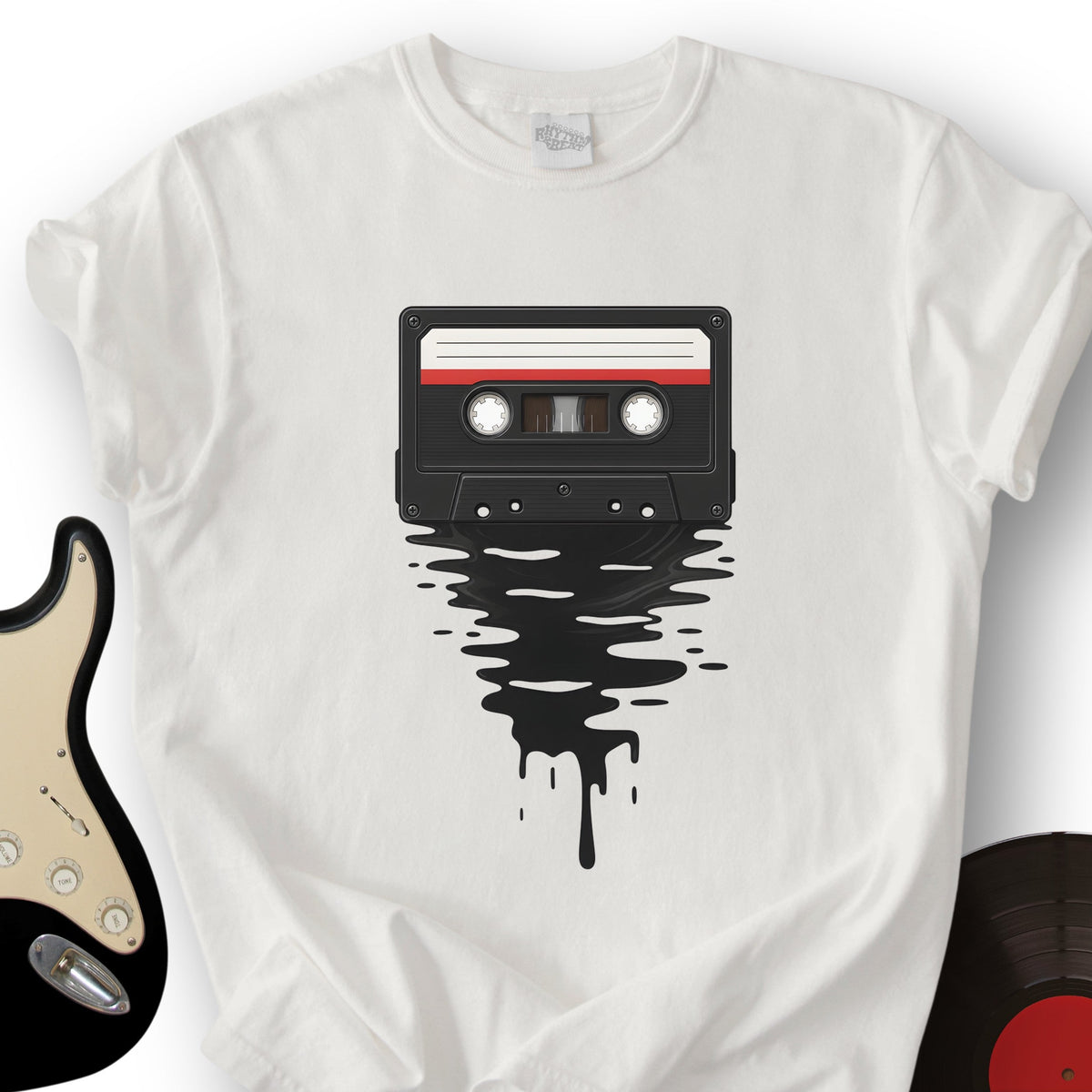 Melting Cassette Drip T-Shirt product image 1