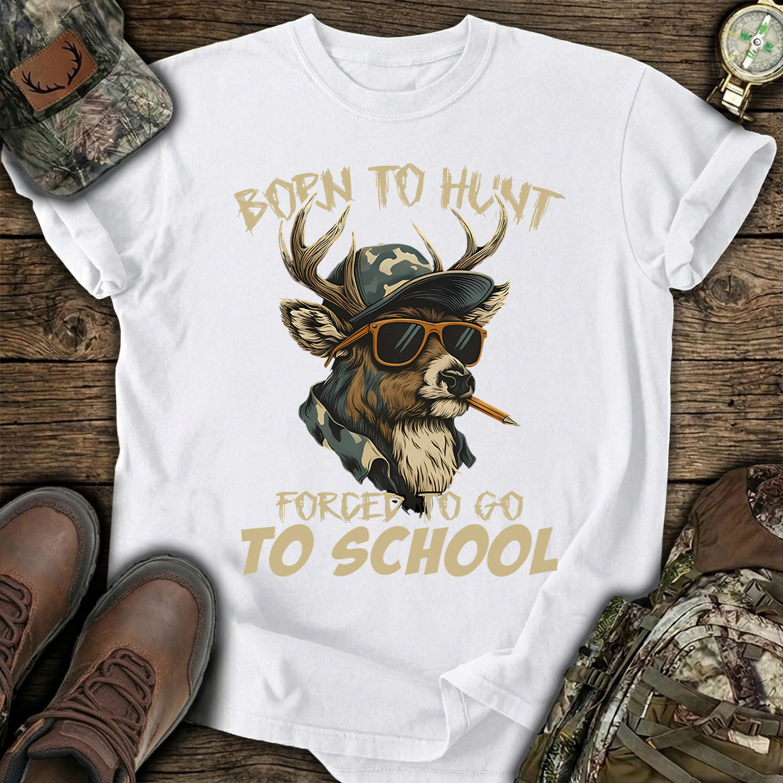 Funny Deer School T-Shirt product image 6
