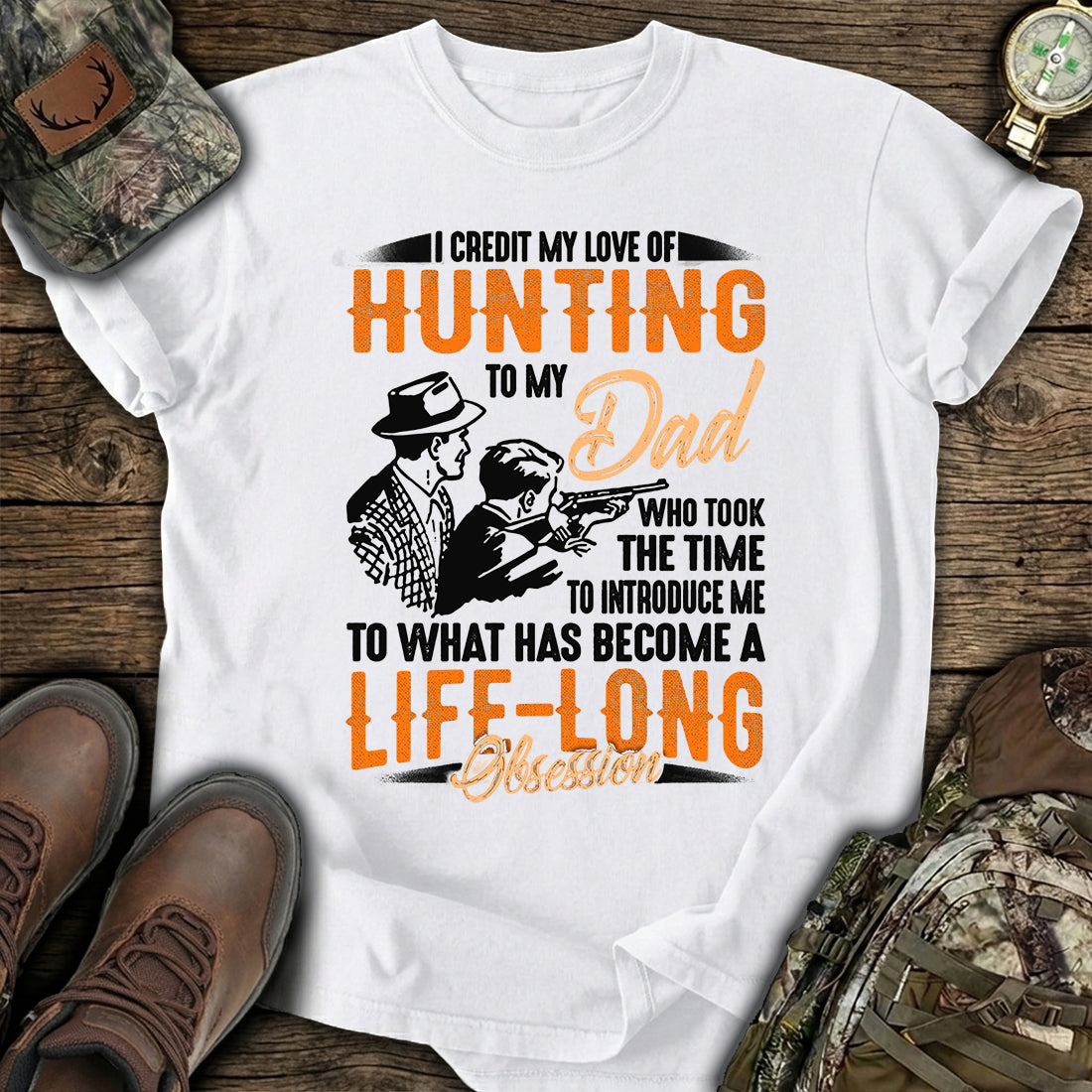 Hunting Dad Hunter T-Shirt product image 7