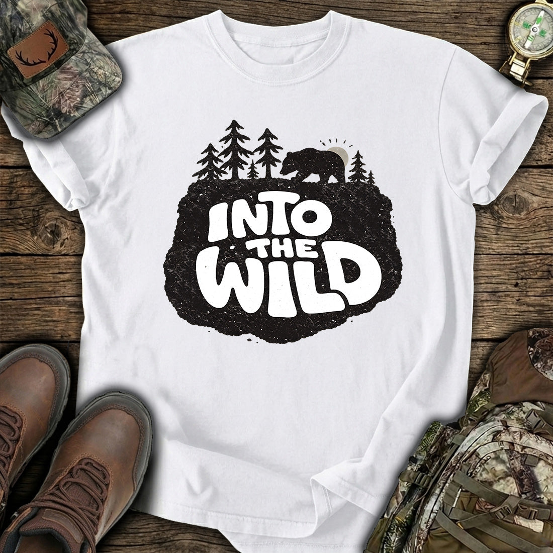 Into The Wild Bear Forest T-Shirt product image 1