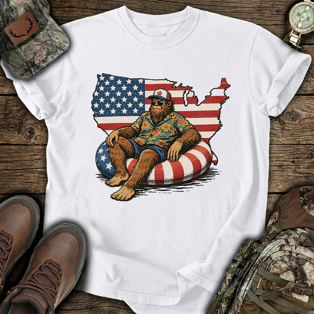 Patriotic Bigfoot T-Shirt product image 10