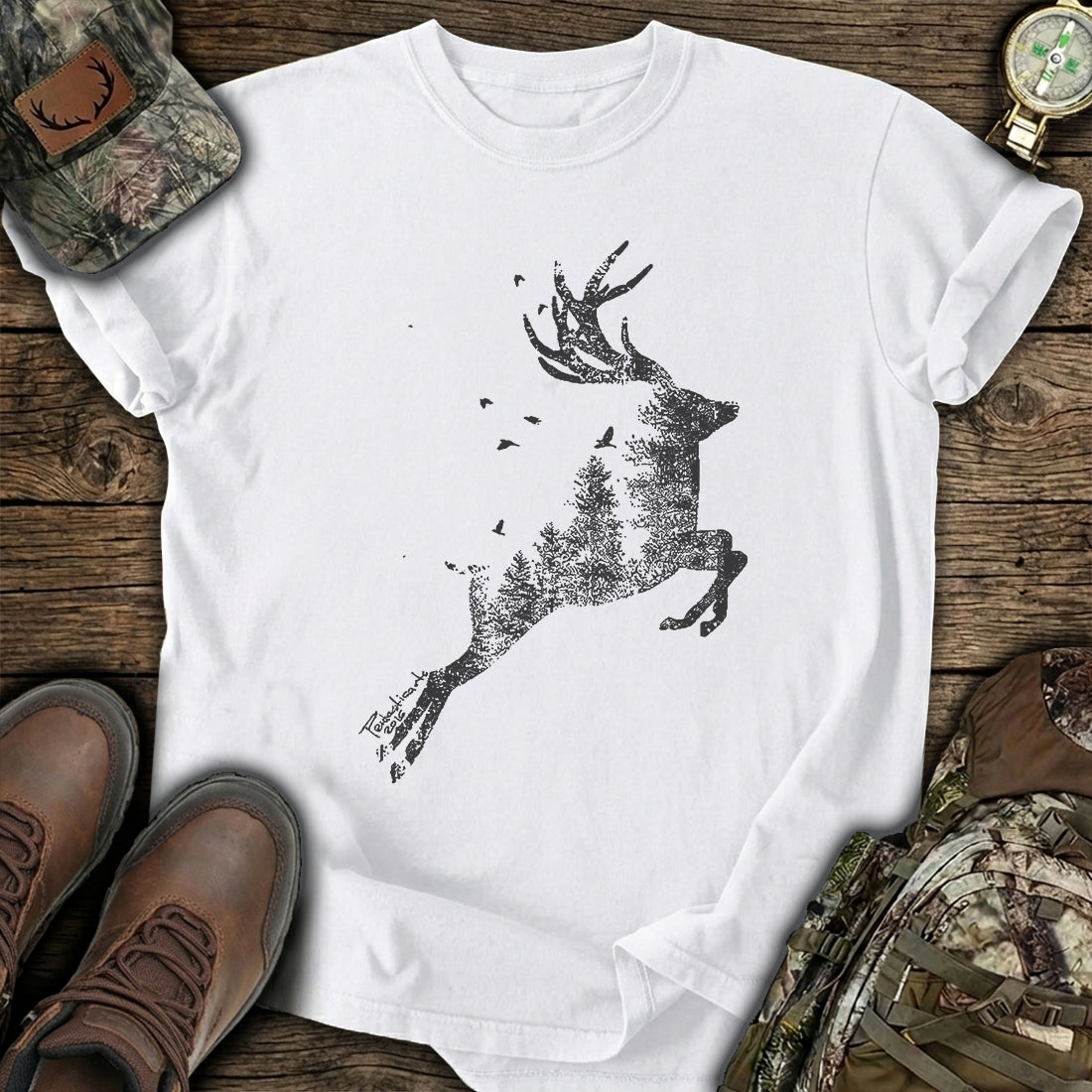 Vintage Deer Hunter T-Shirt product image 7