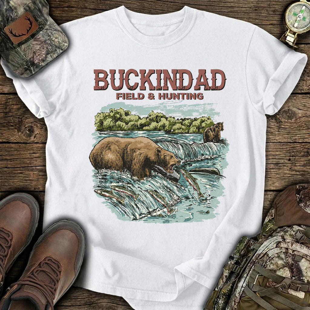 Bear Fishing Hunting T-Shirt product image 2