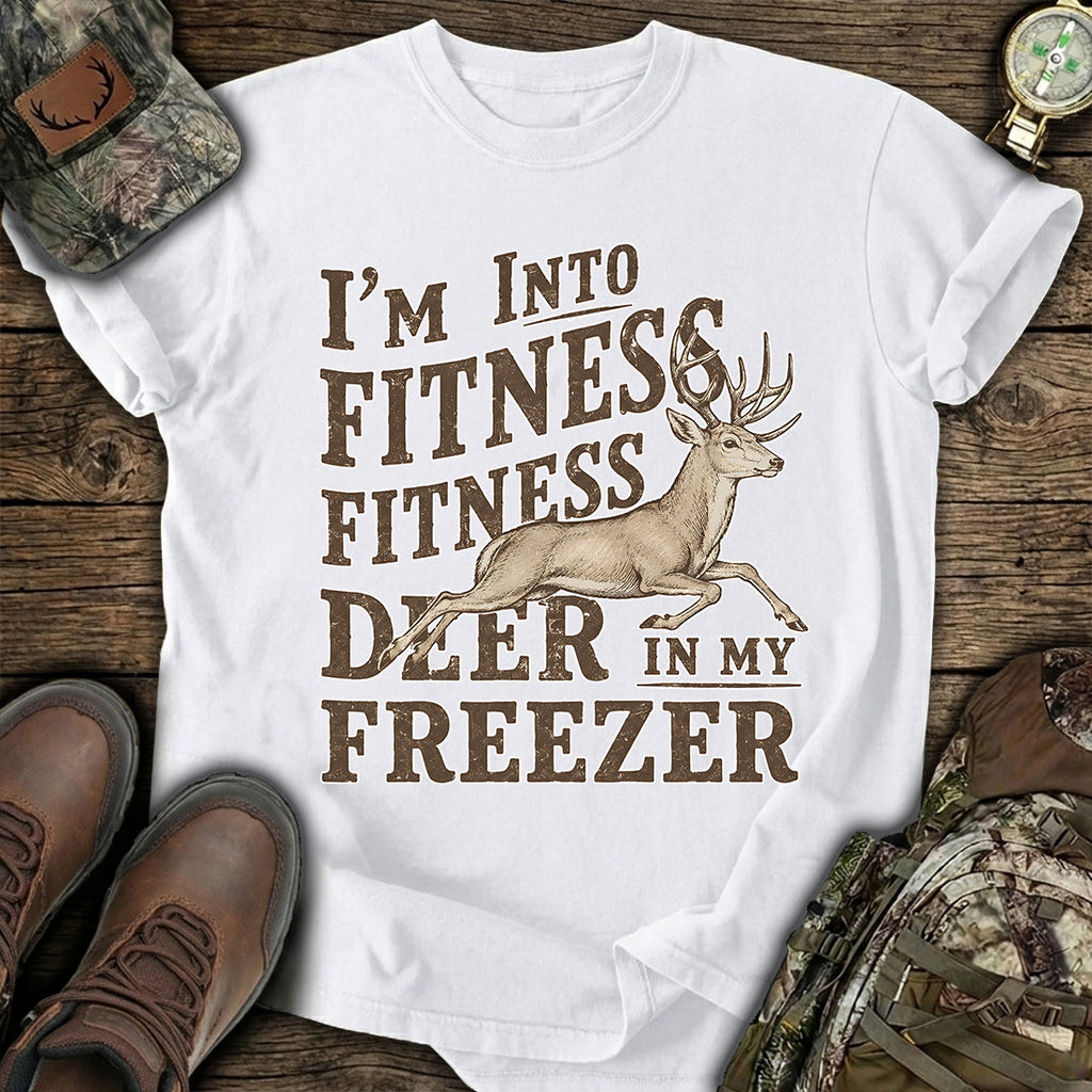 Funny Deer Freezer Fitness T-Shirt product image 1