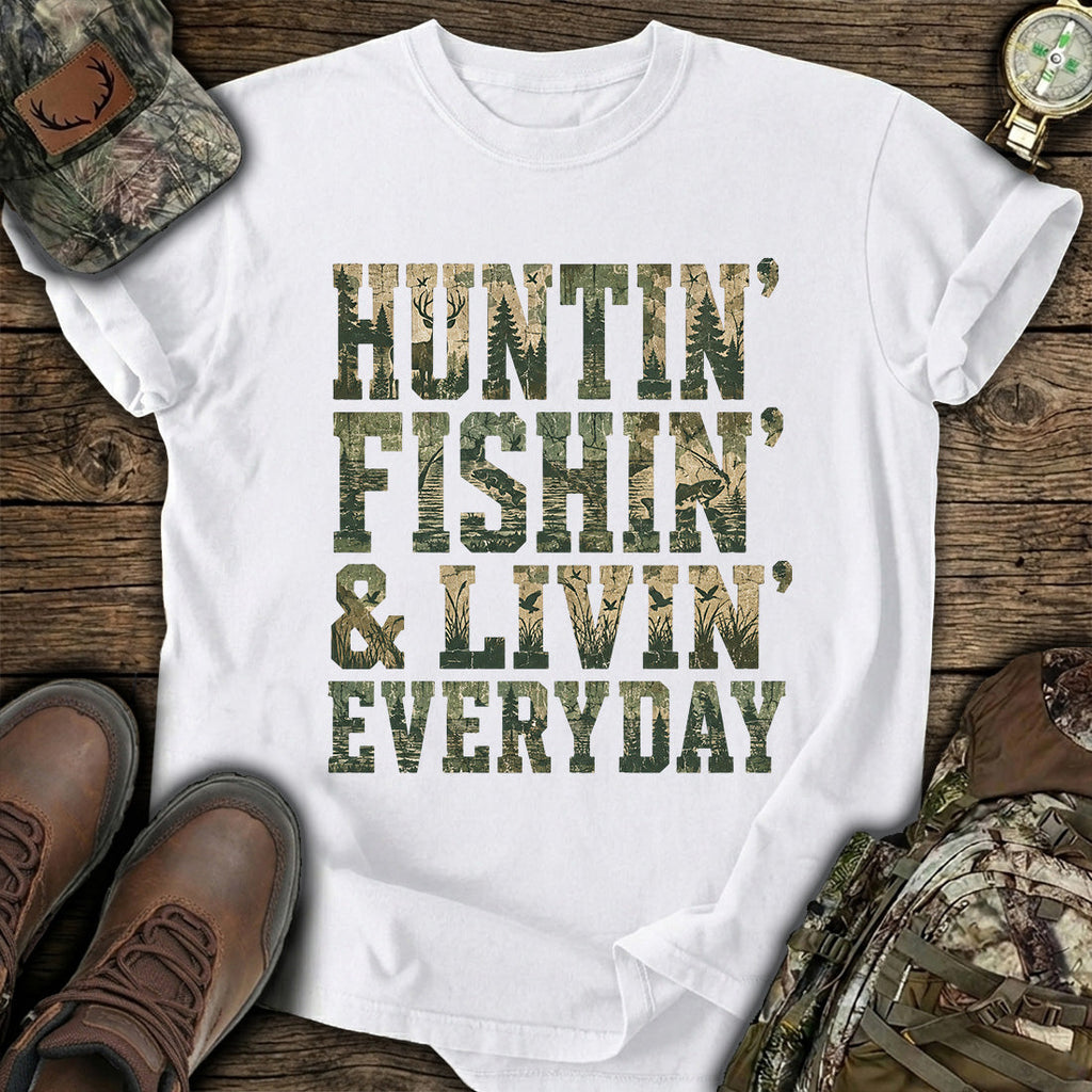 Hunt Fish Livin T-Shirt product image 1