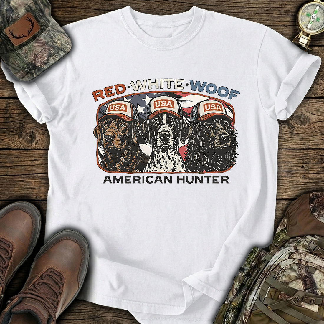 American Hunter Dog T-Shirt product image 2