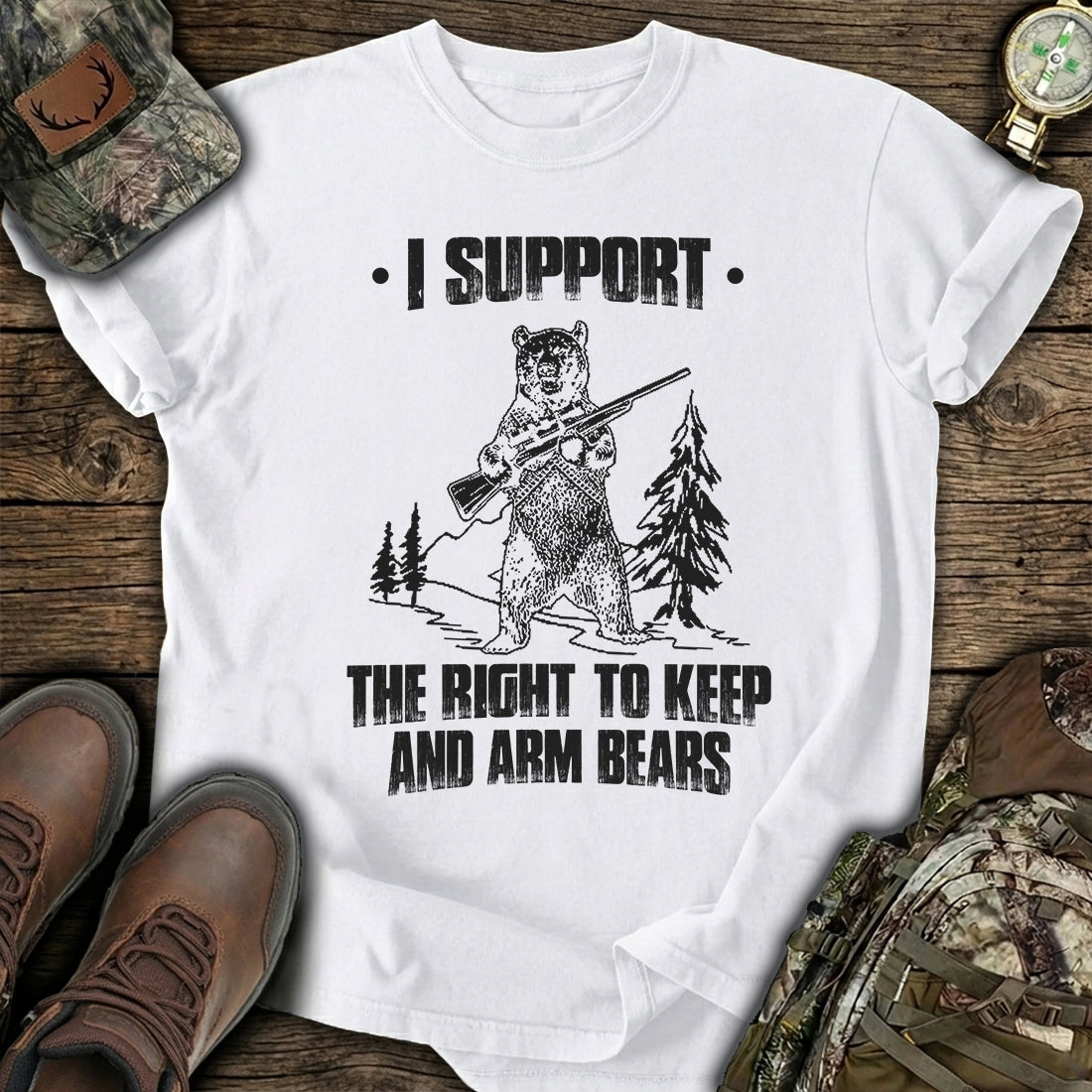 Arm Bears Hunter T-Shirt product image 6