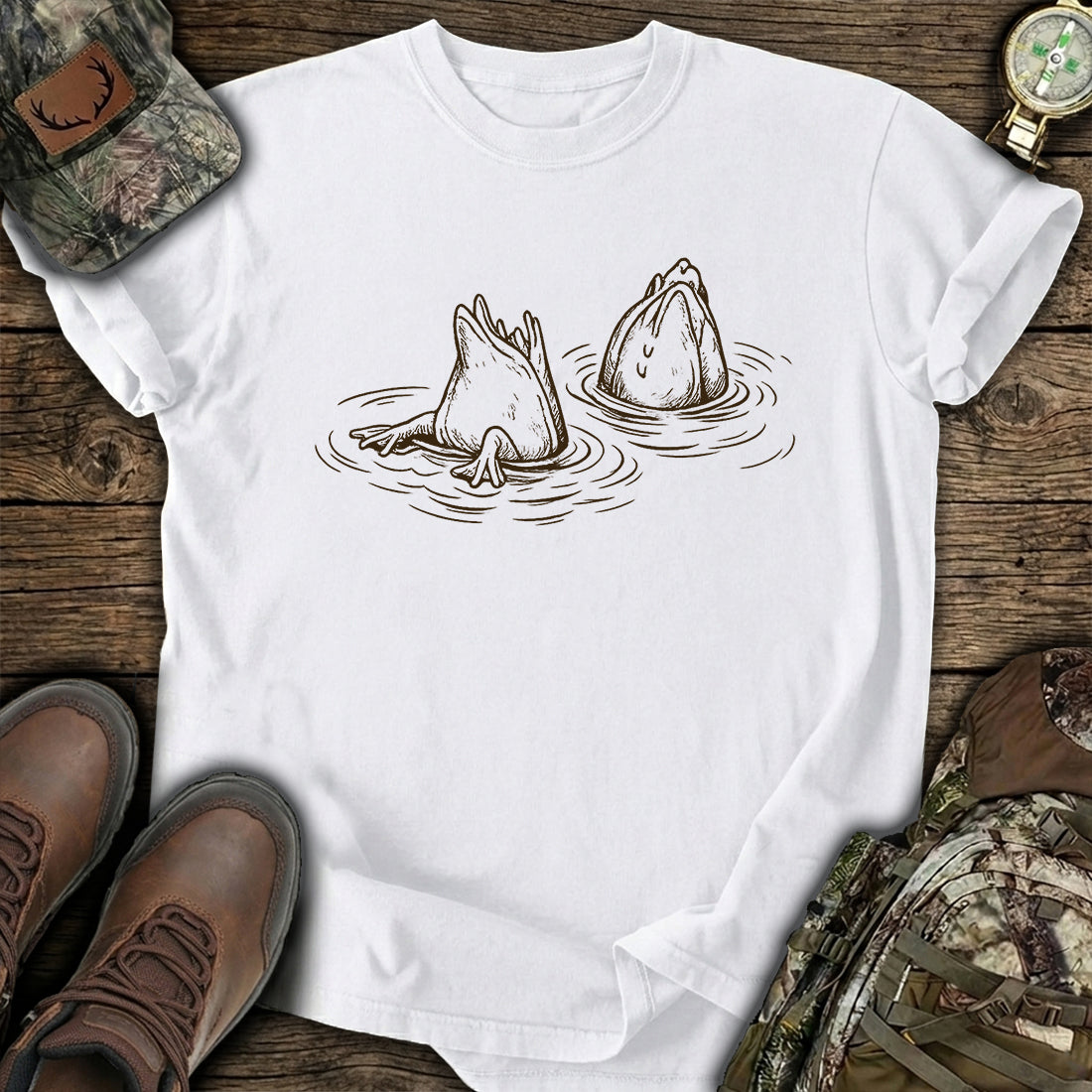 Funny Duck Dive T-Shirt product image 7